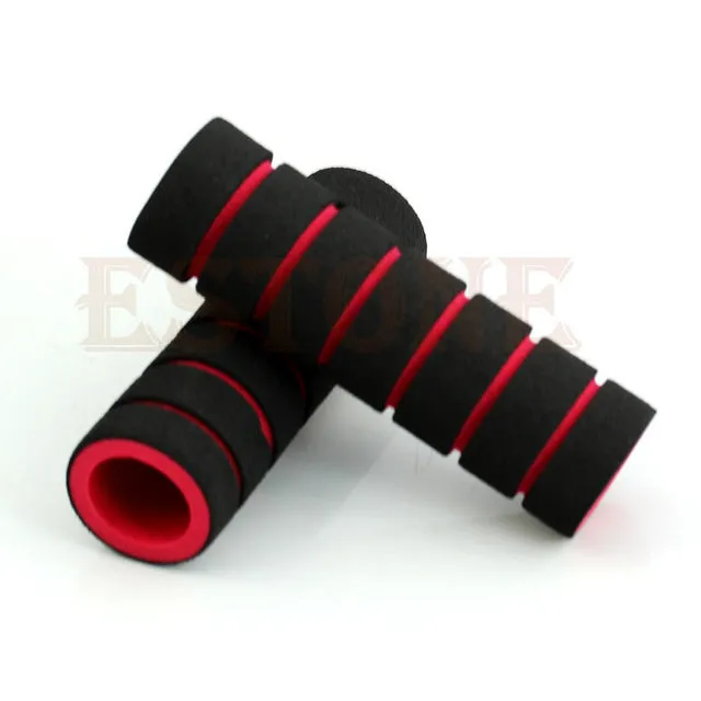 2Pcs Bike Racing Bicycle Motorcycle Handle Bar Foam Sponge Grip Cover Nonslip