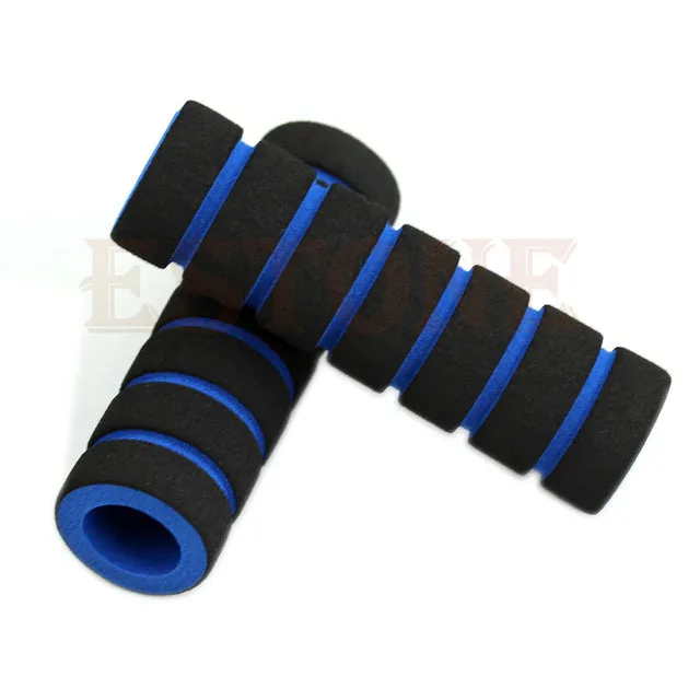 2Pcs Bike Racing Bicycle Motorcycle Handle Bar Foam Sponge Grip Cover Nonslip