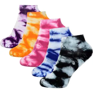 5 Pairs Tie Dye Socks For Everyday Wear