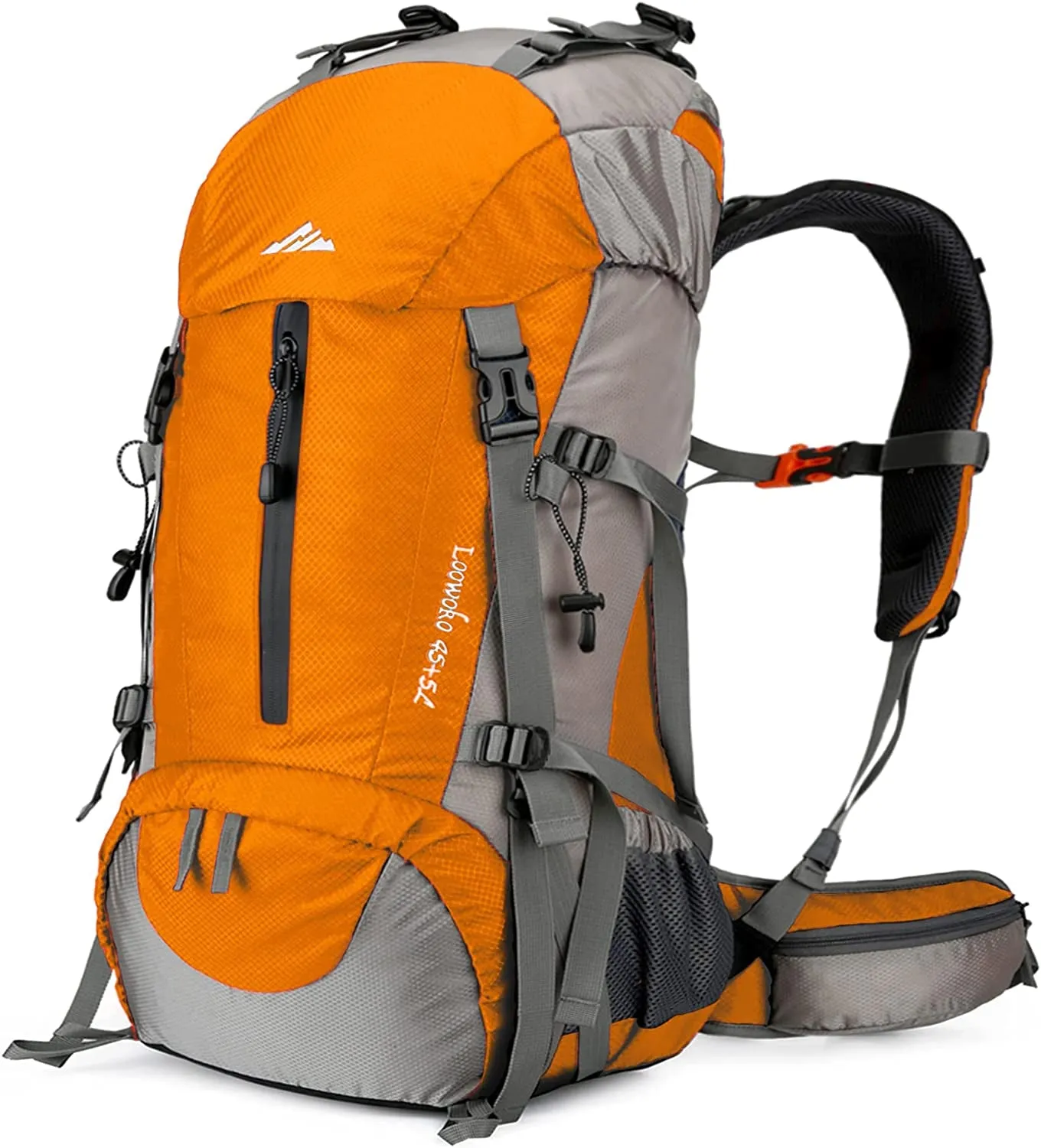 50L Hiking Backpack, Waterproof with Rain Cover