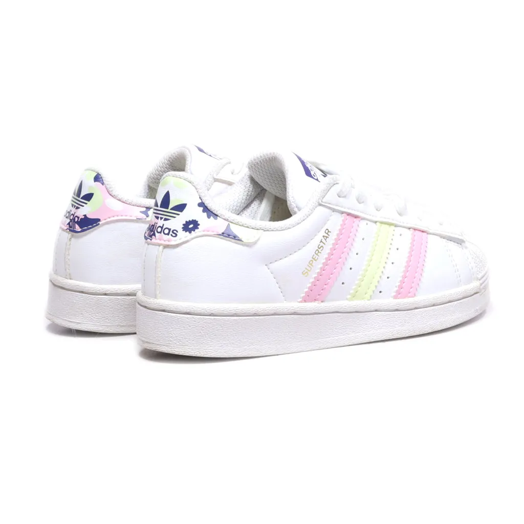 Adidas Super Star Sneakers Leather White Colour For Kids