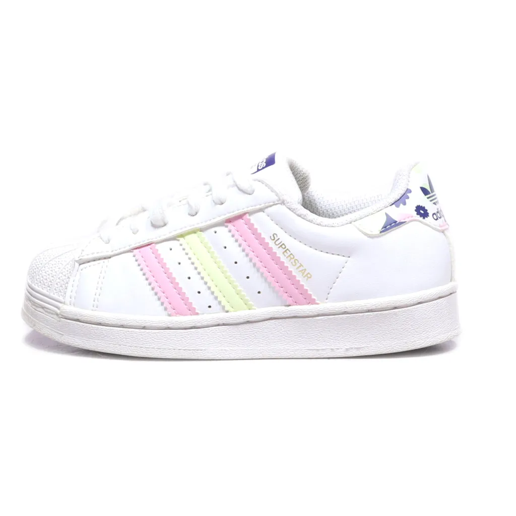 Adidas Super Star Sneakers Leather White Colour For Kids