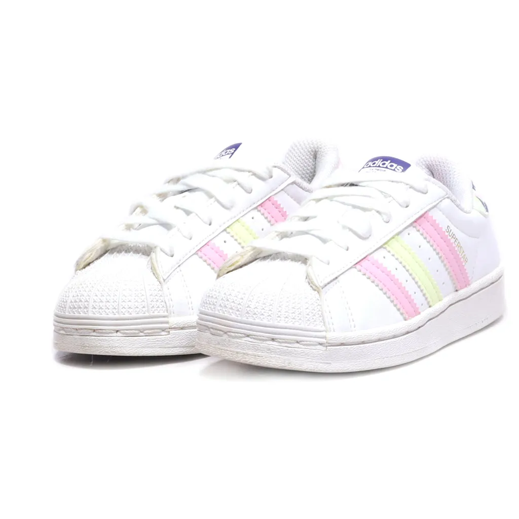 Adidas Super Star Sneakers Leather White Colour For Kids