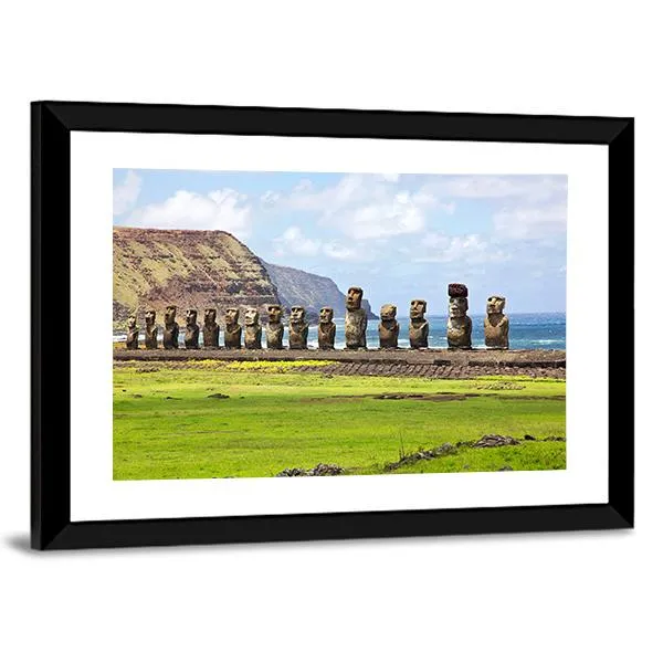 Ahu Tongariki Canvas Wall Art