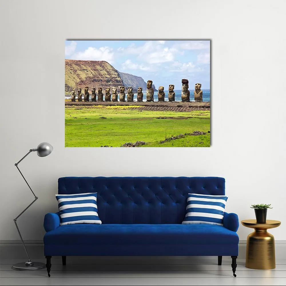 Ahu Tongariki Canvas Wall Art