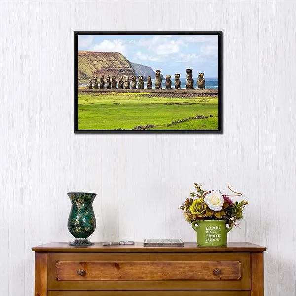 Ahu Tongariki Canvas Wall Art