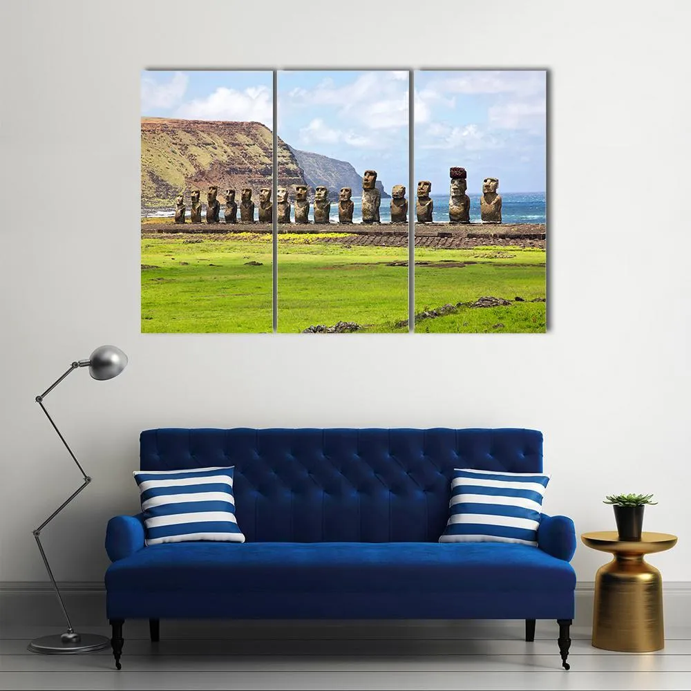 Ahu Tongariki Canvas Wall Art