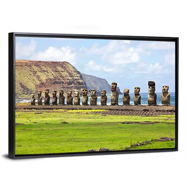 Ahu Tongariki Canvas Wall Art