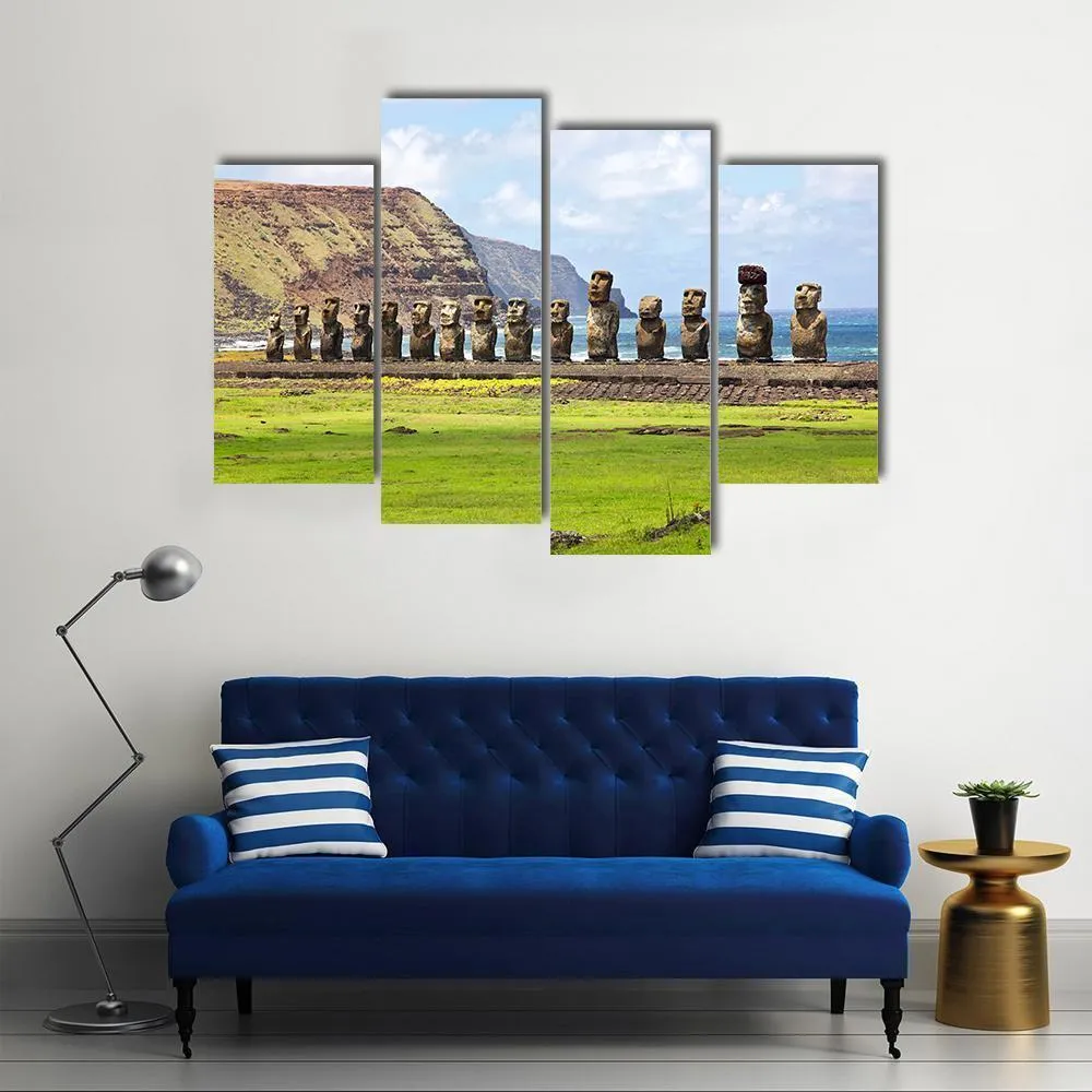 Ahu Tongariki Canvas Wall Art