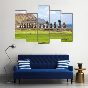 Ahu Tongariki Canvas Wall Art