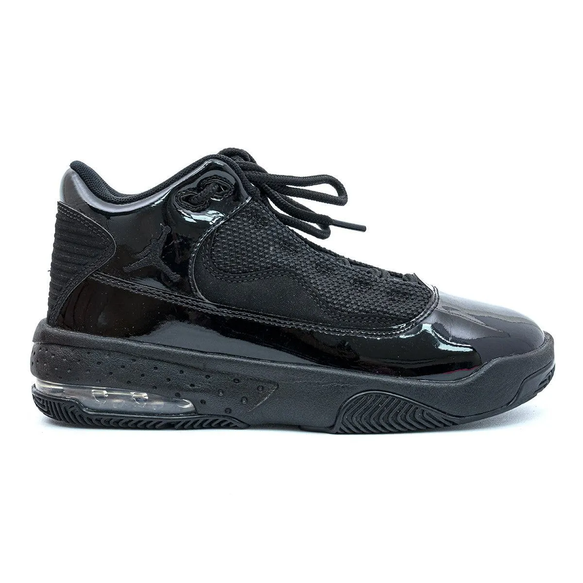 Air Jordan Max Aura 2 Loafers Fabric Black Colour For Kids