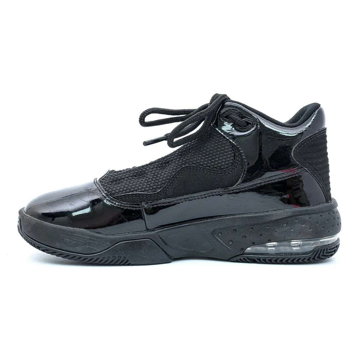 Air Jordan Max Aura 2 Loafers Fabric Black Colour For Kids