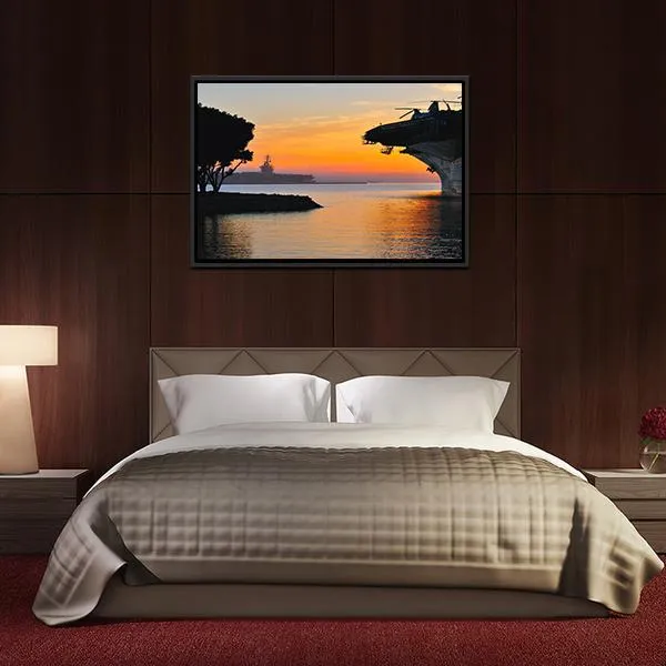 Aircraft Carrier Canvas Wall Art