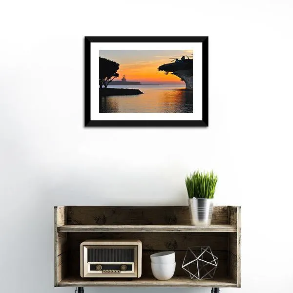 Aircraft Carrier Canvas Wall Art