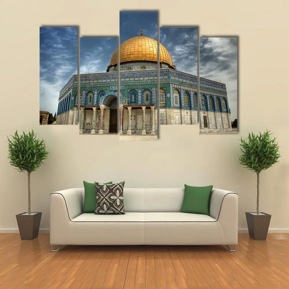 AL Aqsa Mosque In Jerusalem Canvas Wall Art