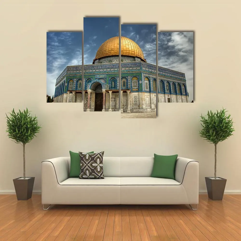 AL Aqsa Mosque In Jerusalem Canvas Wall Art