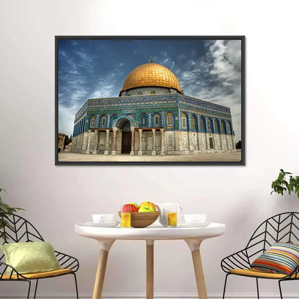 AL Aqsa Mosque In Jerusalem Canvas Wall Art