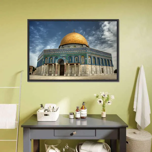 AL Aqsa Mosque In Jerusalem Canvas Wall Art