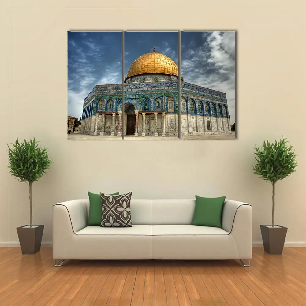 AL Aqsa Mosque In Jerusalem Canvas Wall Art