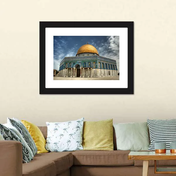 AL Aqsa Mosque In Jerusalem Canvas Wall Art