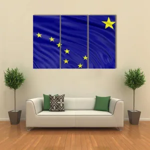 Alaska Flag Canvas Wall Art