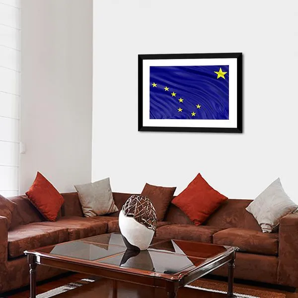 Alaska Flag Canvas Wall Art