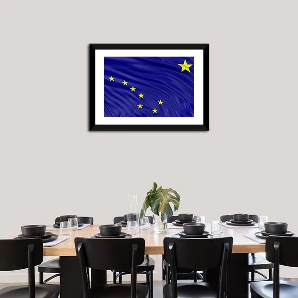 Alaska Flag Canvas Wall Art