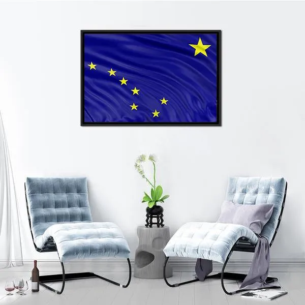 Alaska Flag Canvas Wall Art