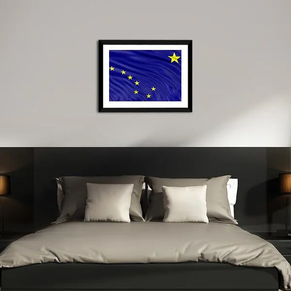 Alaska Flag Canvas Wall Art