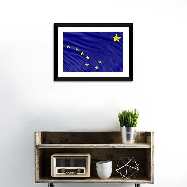 Alaska Flag Canvas Wall Art