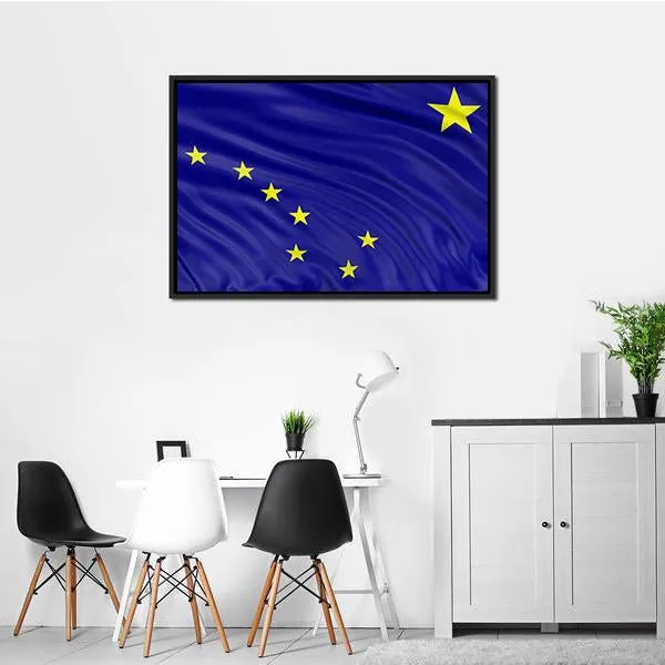 Alaska Flag Canvas Wall Art