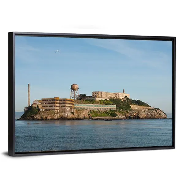 Alcatraz Island In San Francisco Canvas Wall Art