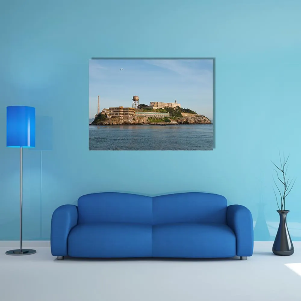 Alcatraz Island In San Francisco Canvas Wall Art