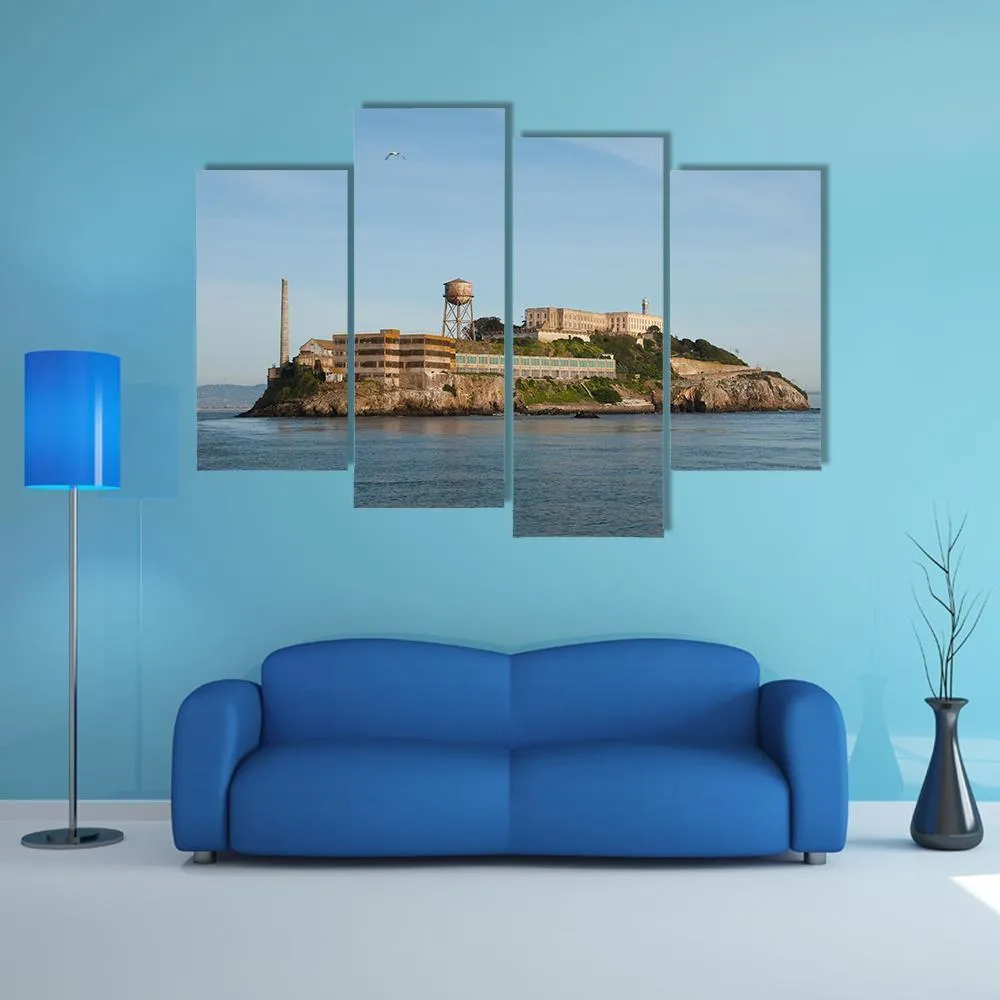 Alcatraz Island In San Francisco Canvas Wall Art