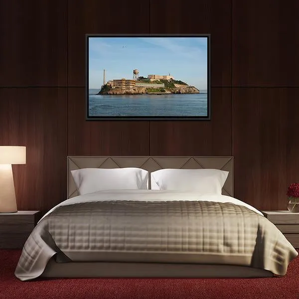 Alcatraz Island In San Francisco Canvas Wall Art