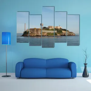 Alcatraz Island In San Francisco Canvas Wall Art