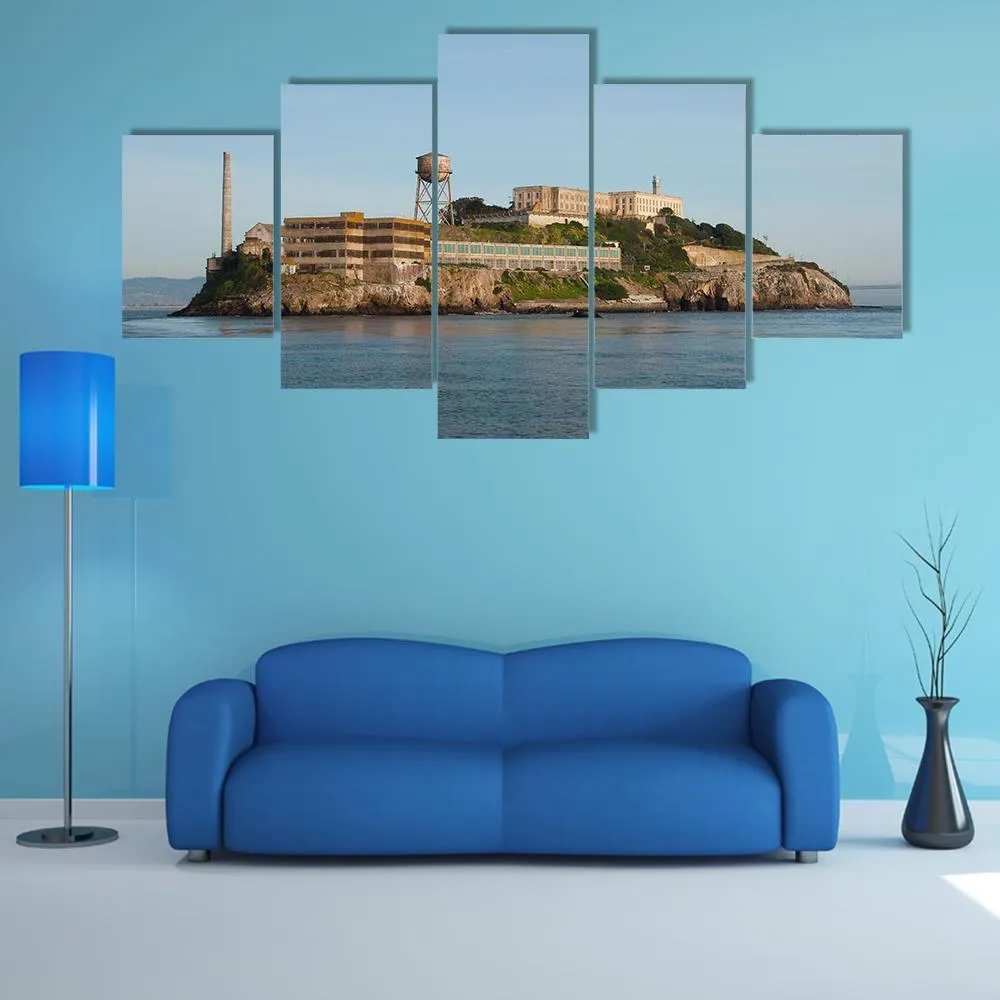 Alcatraz Island In San Francisco Canvas Wall Art