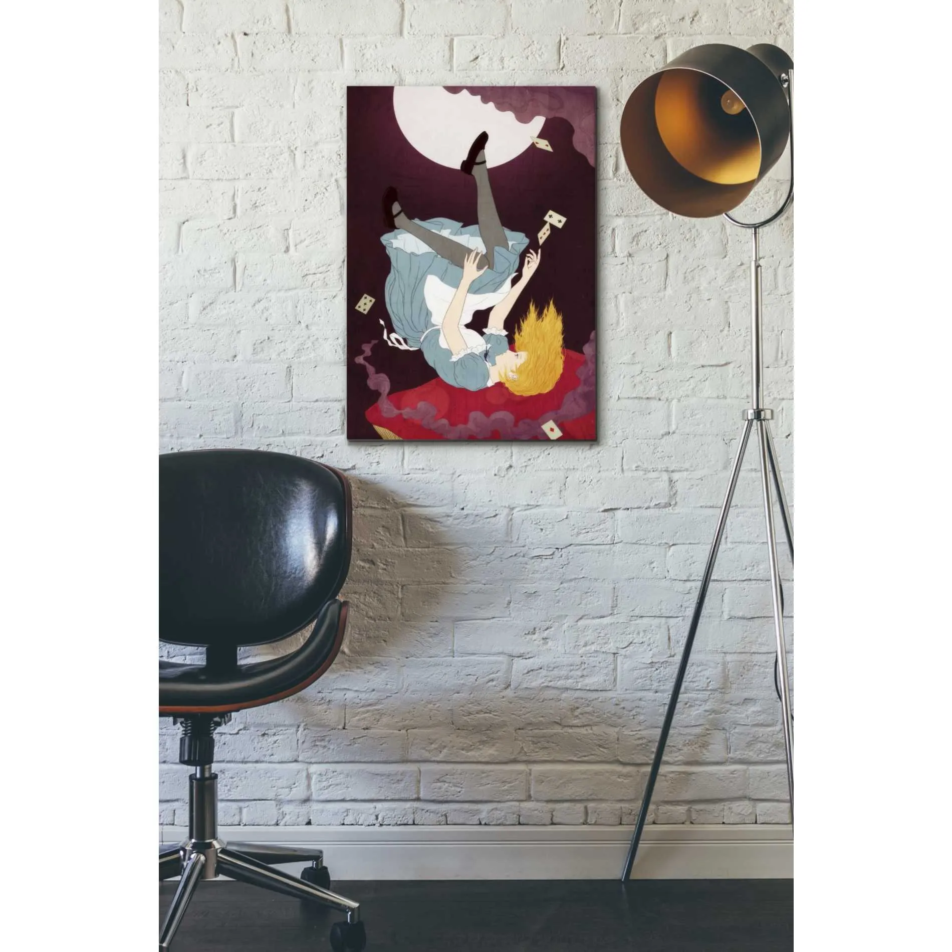 'Alice in Wonderland' by Sai Tamiya, Canvas Wall Art