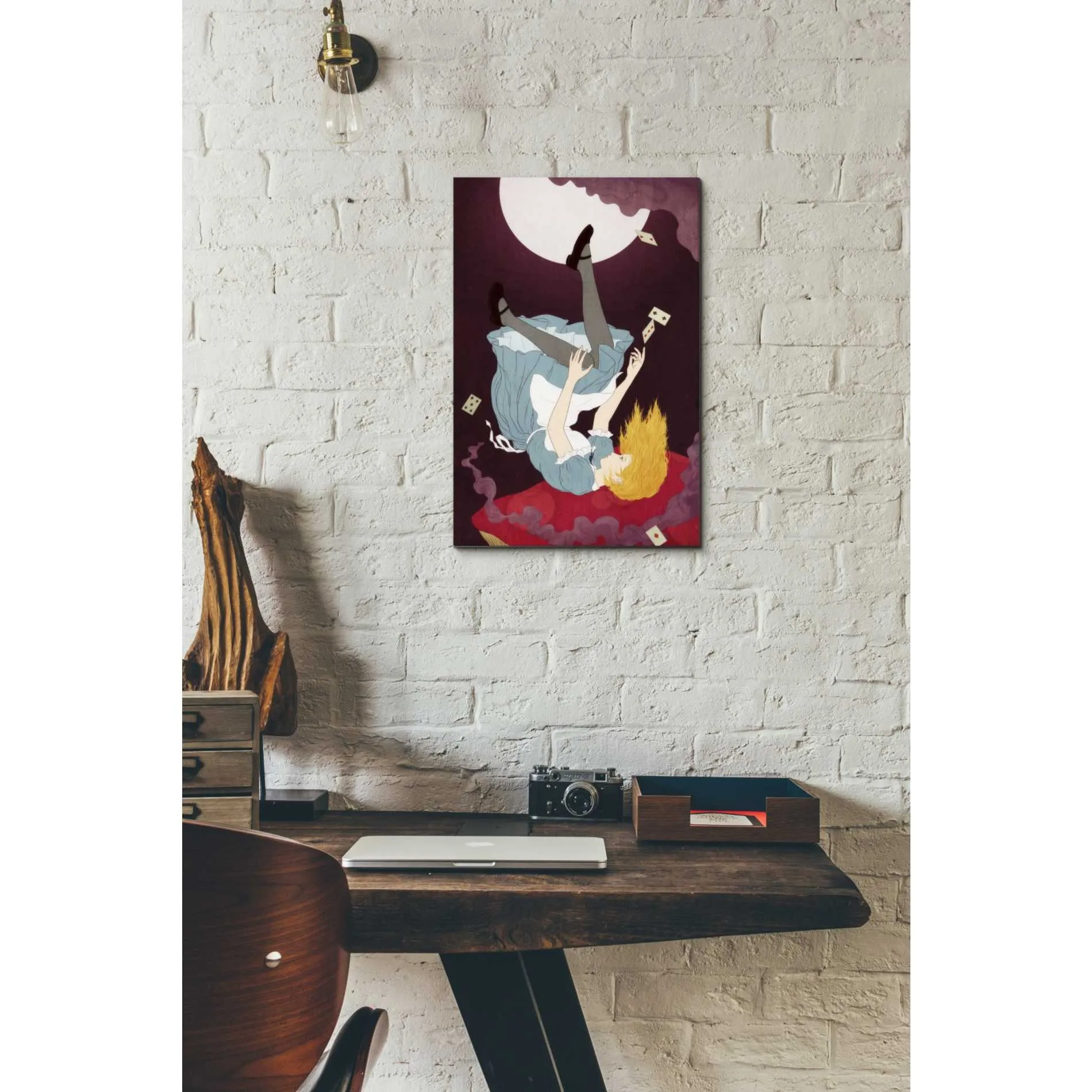 'Alice in Wonderland' by Sai Tamiya, Canvas Wall Art