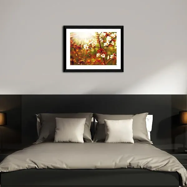 Almond Tree Blossom In Spring Canvas Wall Art