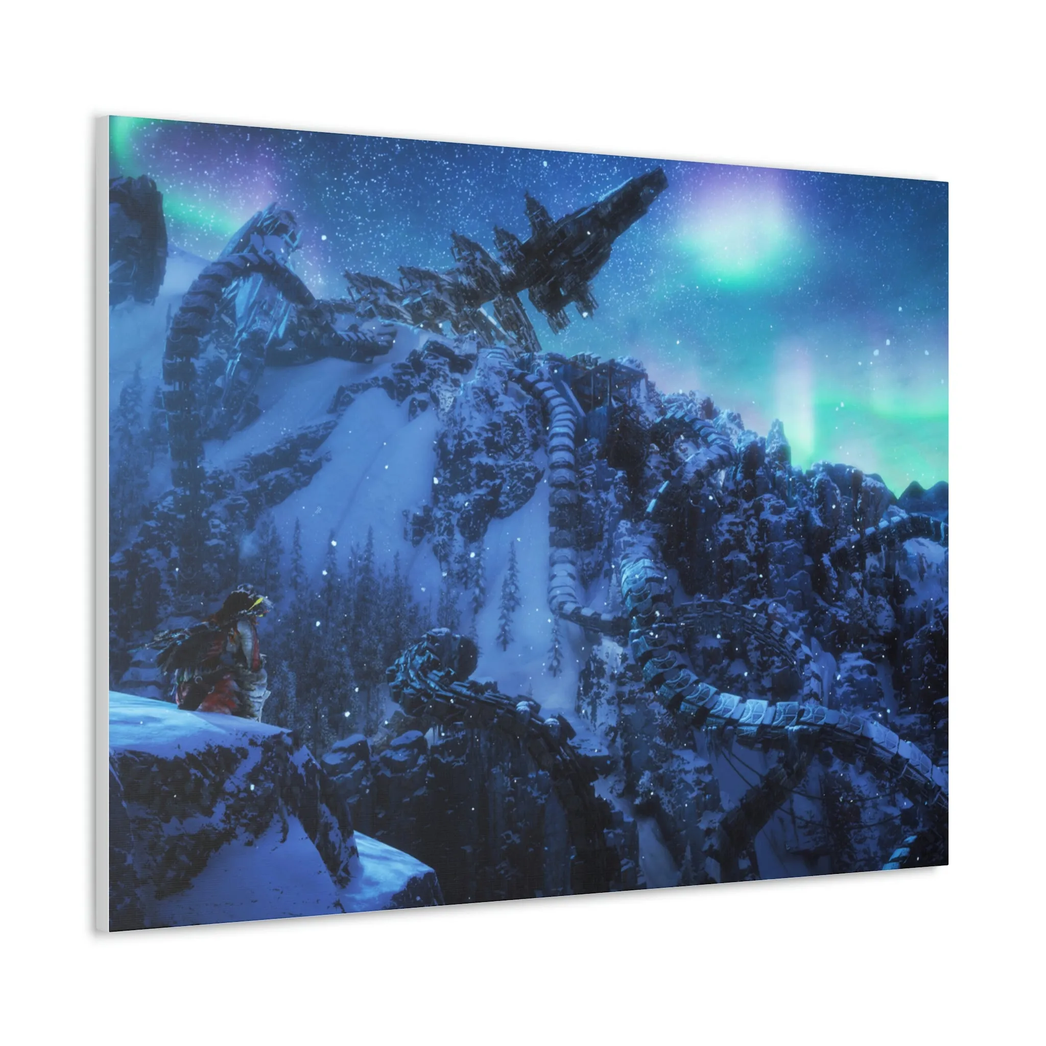 Aloy Looking at Horus Classic Canvas