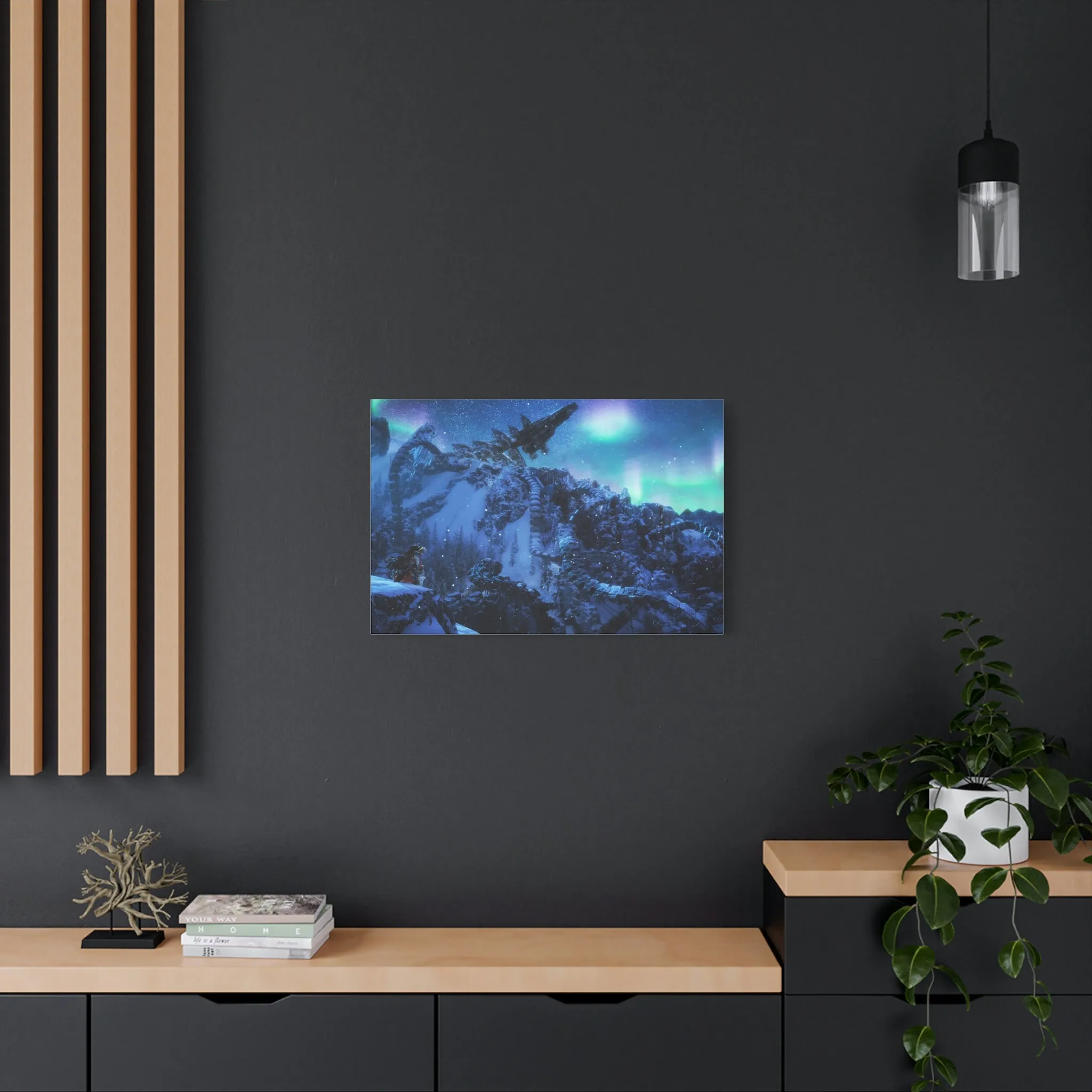 Aloy Looking at Horus Classic Canvas