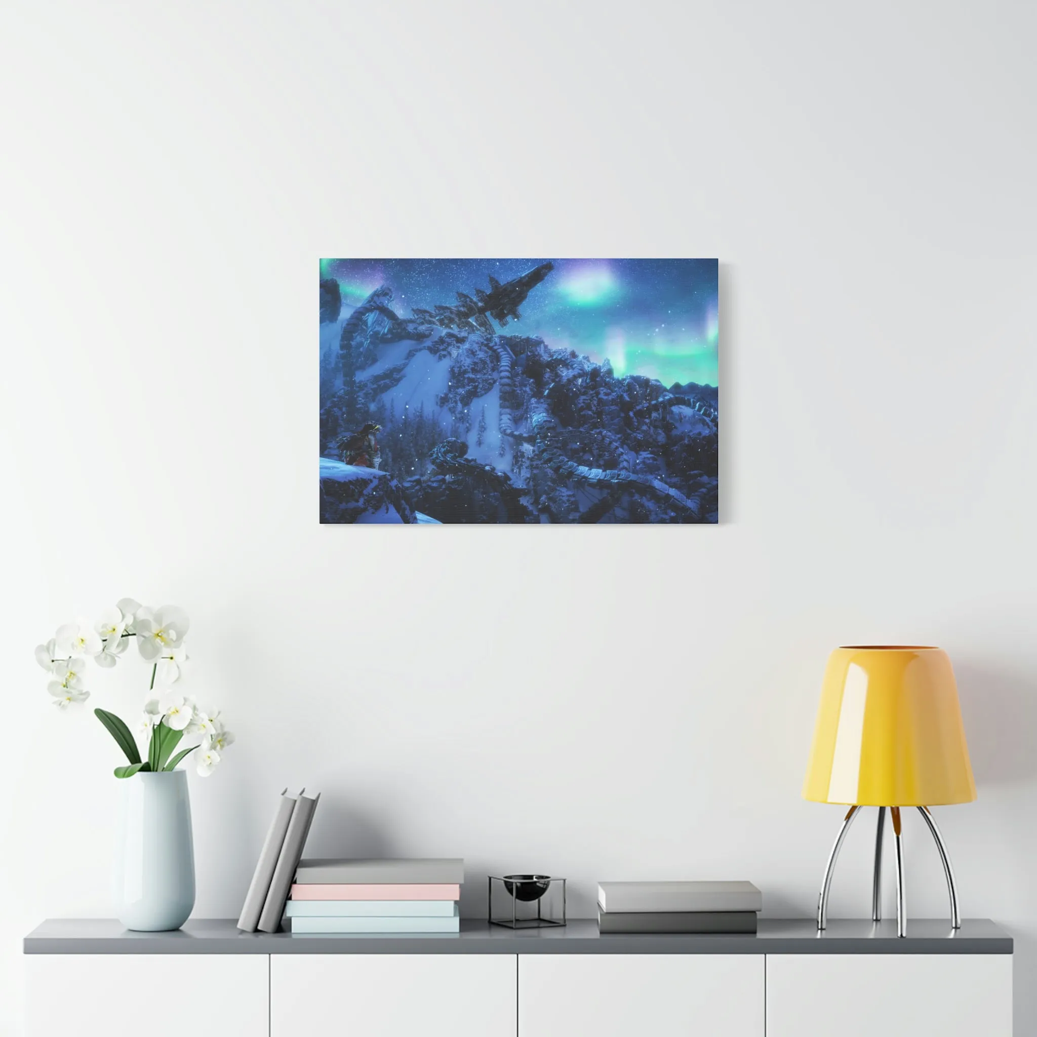 Aloy Looking at Horus Classic Canvas