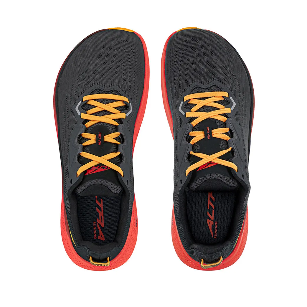 Altra Men's FWD VIA Running Shoes Black / Orange