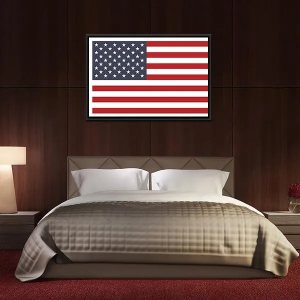 American Flag Canvas Wall Art