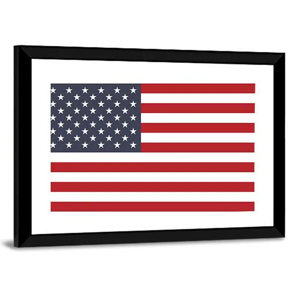 American Flag Canvas Wall Art