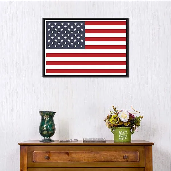 American Flag Canvas Wall Art