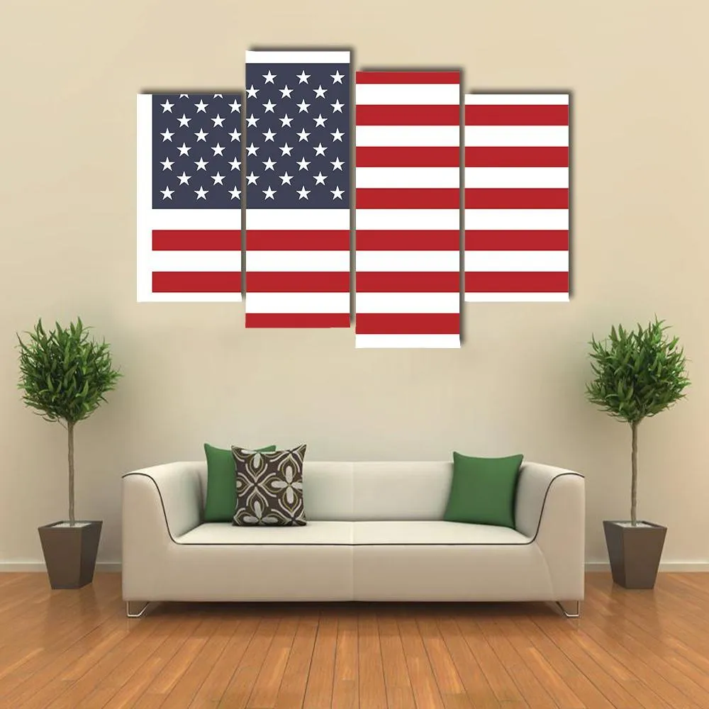 American Flag Canvas Wall Art