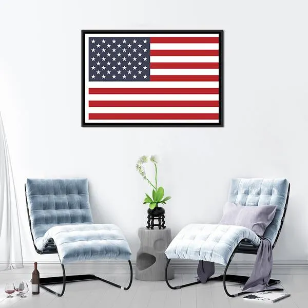 American Flag Canvas Wall Art