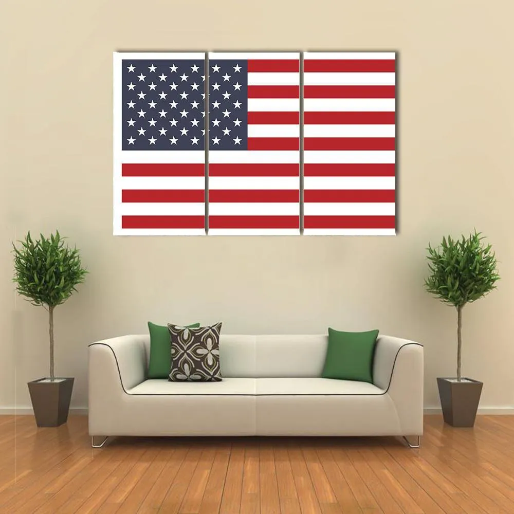 American Flag Canvas Wall Art